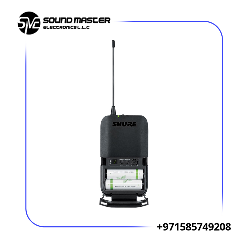 S6 Shure BLX14/B98 Wireless Instrument System with Beta 98H/C Clip-on Gooseneck Microphone