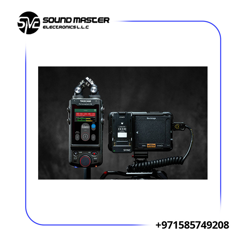 S7 Tascam Portacapture X8 8-channel 32-bit float Portable Audio Field Recorder