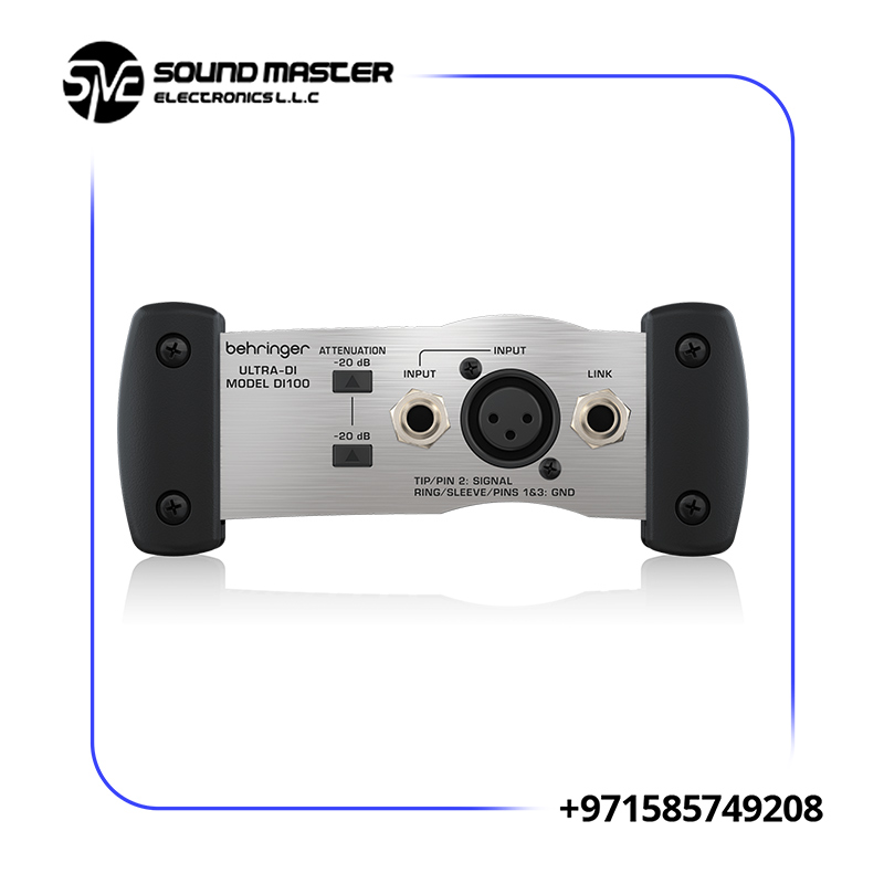 S1 Behringer DI100 Professional Battery/Phantom Powered DI Box