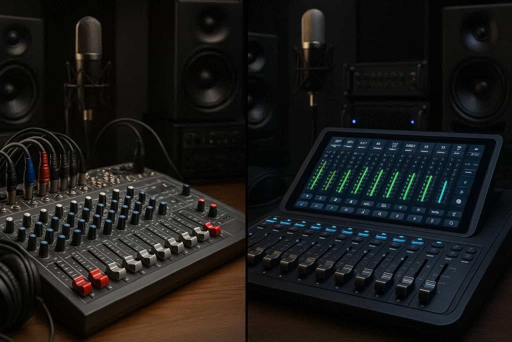 Difference Between Analog and Digital Mixers