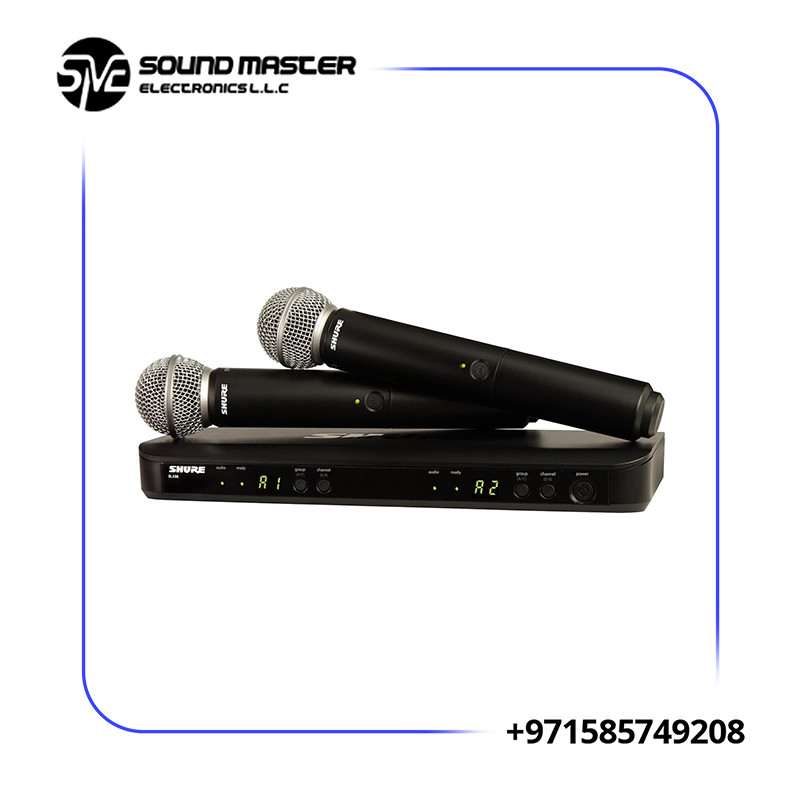 Shure BLX288/SM58 Wireless Dual Vocal System with two SM58