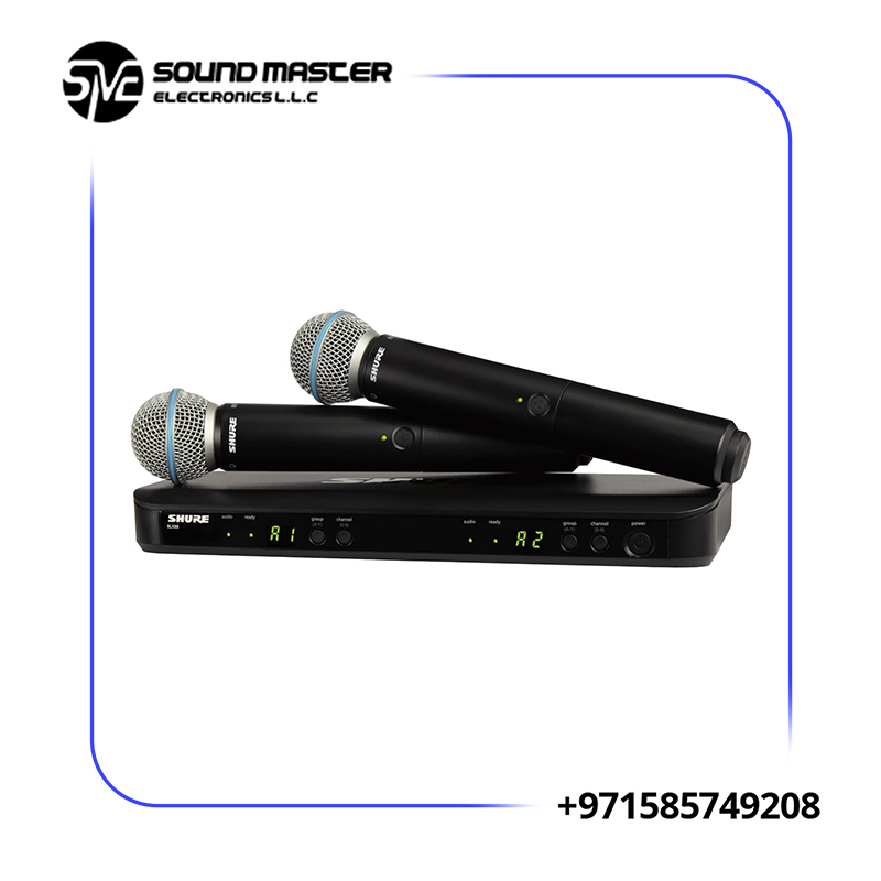 Shure BLX288/B58 Wireless Dual Vocal System with two Beta58A