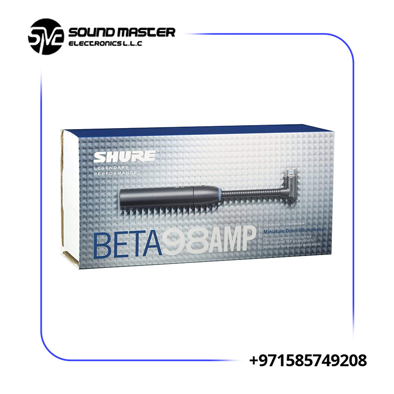 S2 Shure Beta 98AMP/C Miniature Drum Microphone