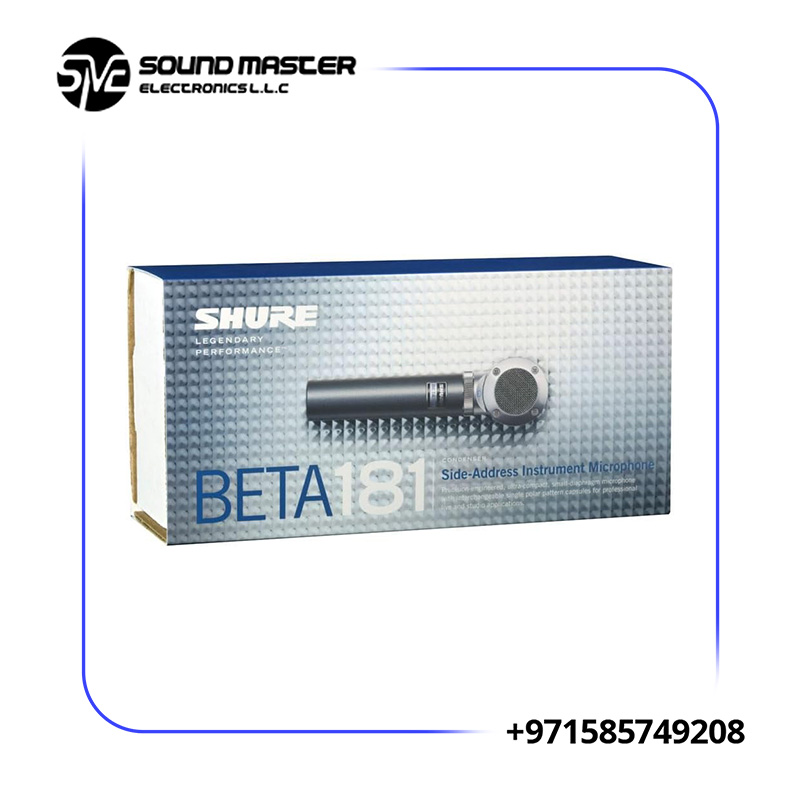 S3 Shure BETA 181 Side-Address Condenser Microphone with interchangeable capsules