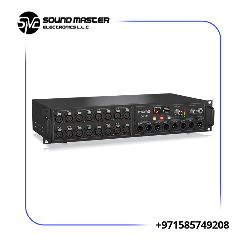 s1 Midas DL16 I/O Stage Box with 16 Preamps