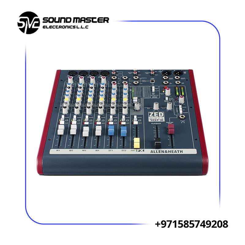 s4 Allen & Heath ZED60-10FX Multipurpose Mini Mixer with FX