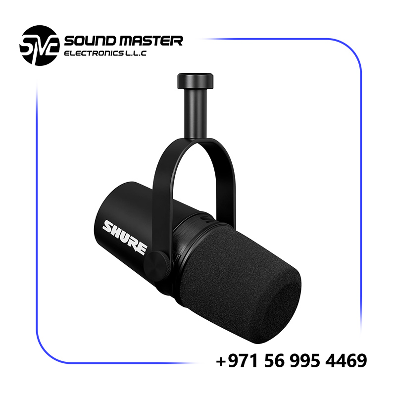 S Shure MV7X Podcast XLR Microphone