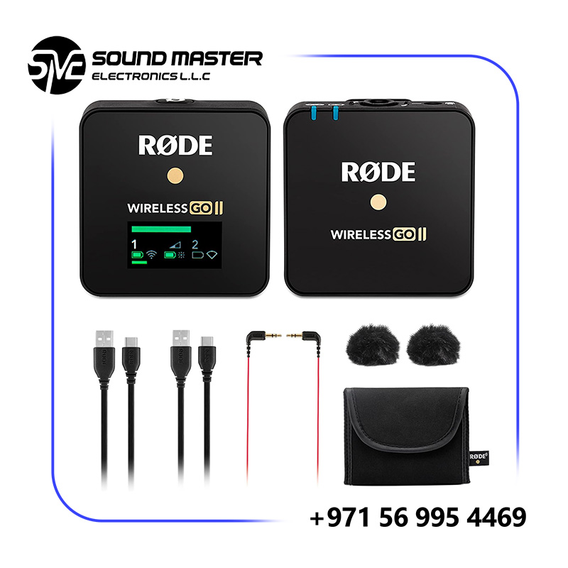 S RODE Wireless GO II Single Compact Digital Wireless Microphone System/Recorder