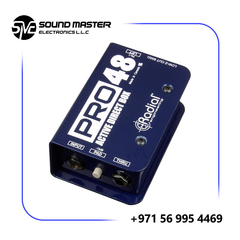 Radial Pro48 Active 48-Volt Compact Direct Box