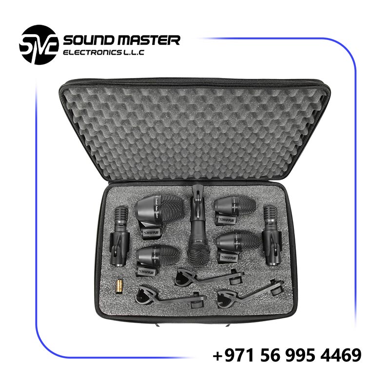 S1 Shure PGADRUMKIT7 7-Piece Drum Microphone Kit