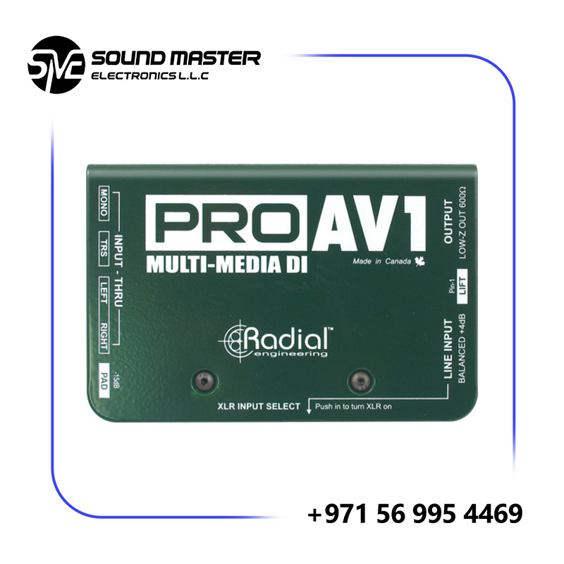 S1 Radial Engineering ProAV1 Passive Multimedia Direct Box