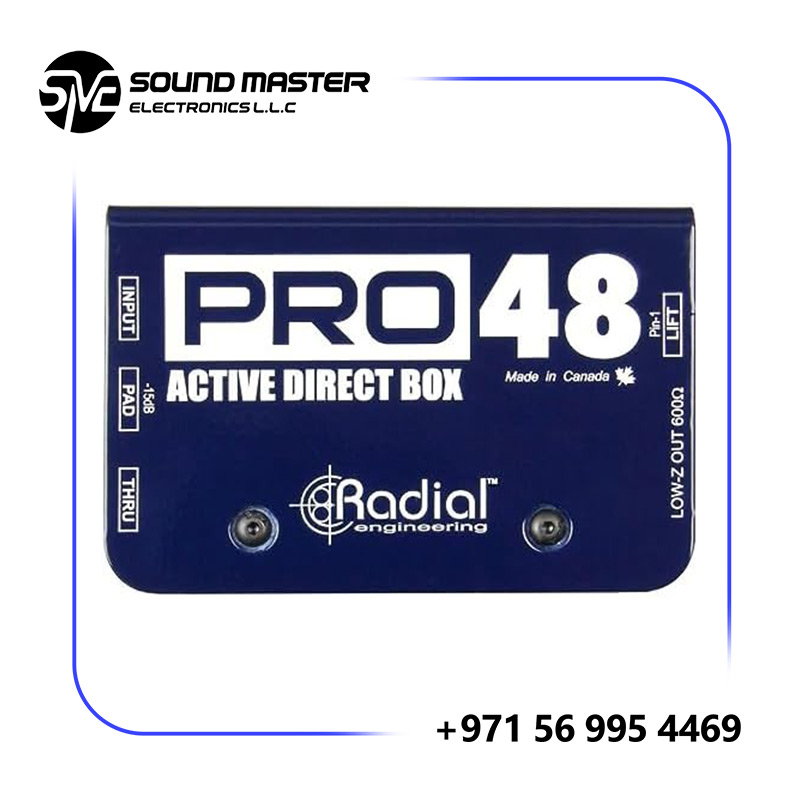 S1 Radial Pro48 Active 48-Volt Compact Direct Box