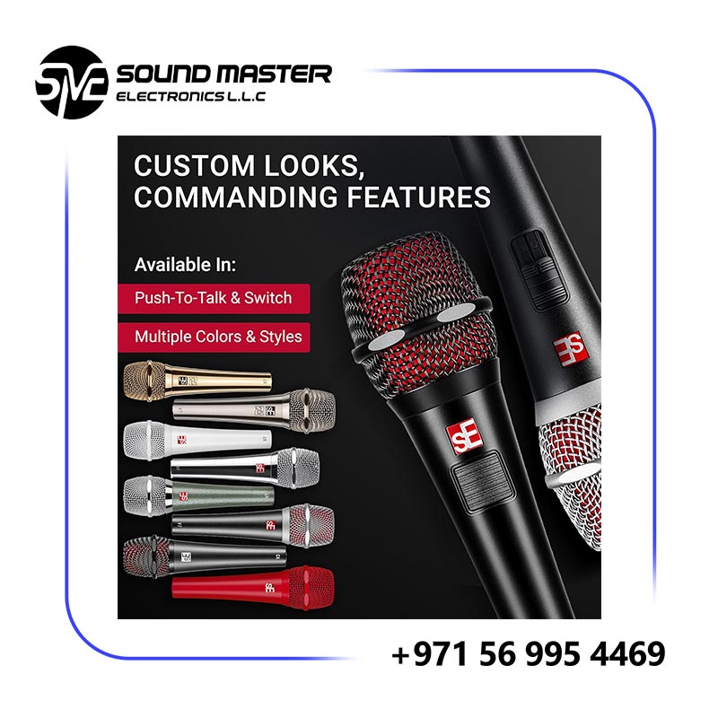 S1 SE Electronics V7 Chrome Handheld Supercardioid Dynamic Microphone