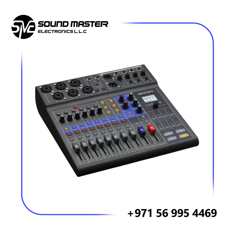 S1 Zoom LiveTrak L-8 Portable 8-Channel Digital Mixer and Multitrack Recorder