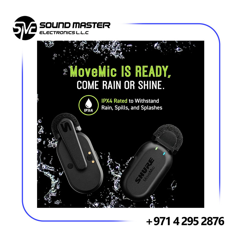 S10 Shure MoveMic Two Kit - Pro Wireless Lavalier Microphones for Mobile Devices and Cameras (MV-TWO-KIT-Z6)