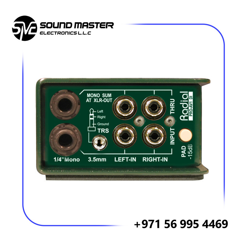 S2 Radial Engineering ProAV1 Passive Multimedia Direct Box