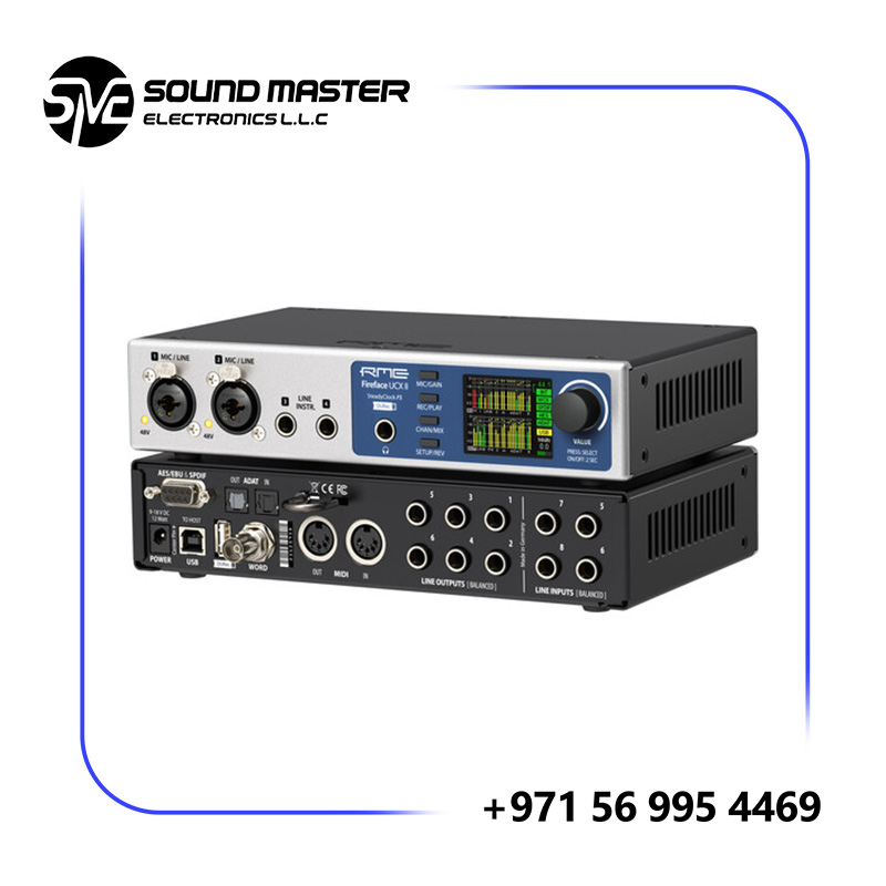 S2 RME Fireface UCX II 40-Channel USB-B Audio/MIDI Interface