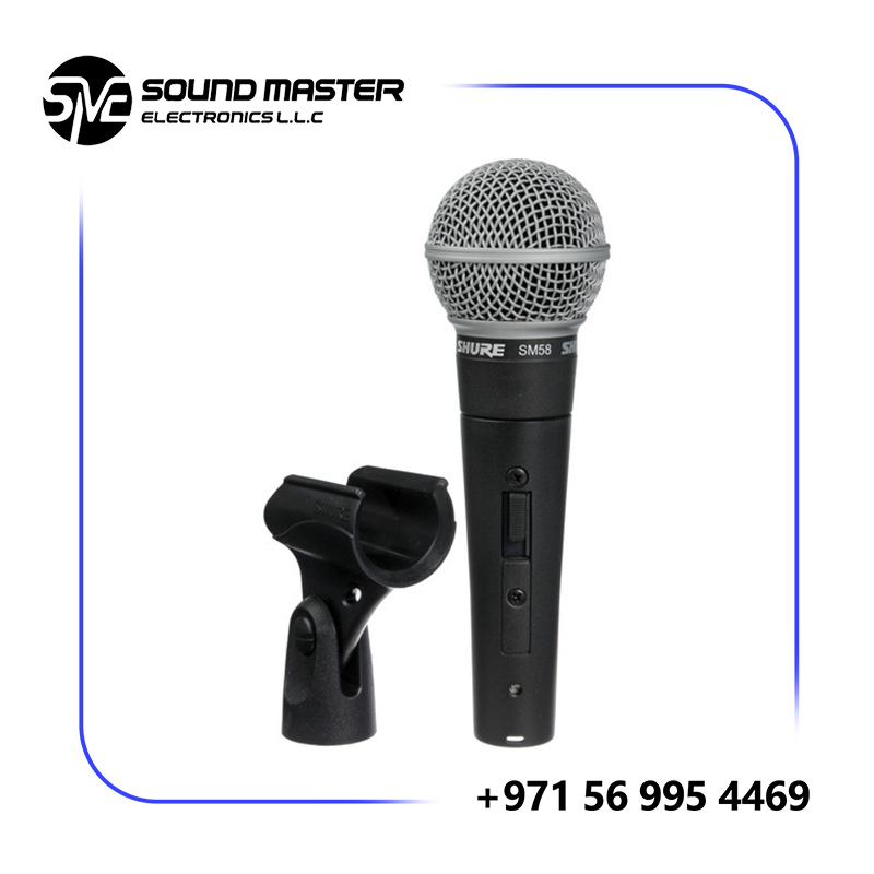 S2 Shure SM58S Vocal Microphone with On/Off Switch