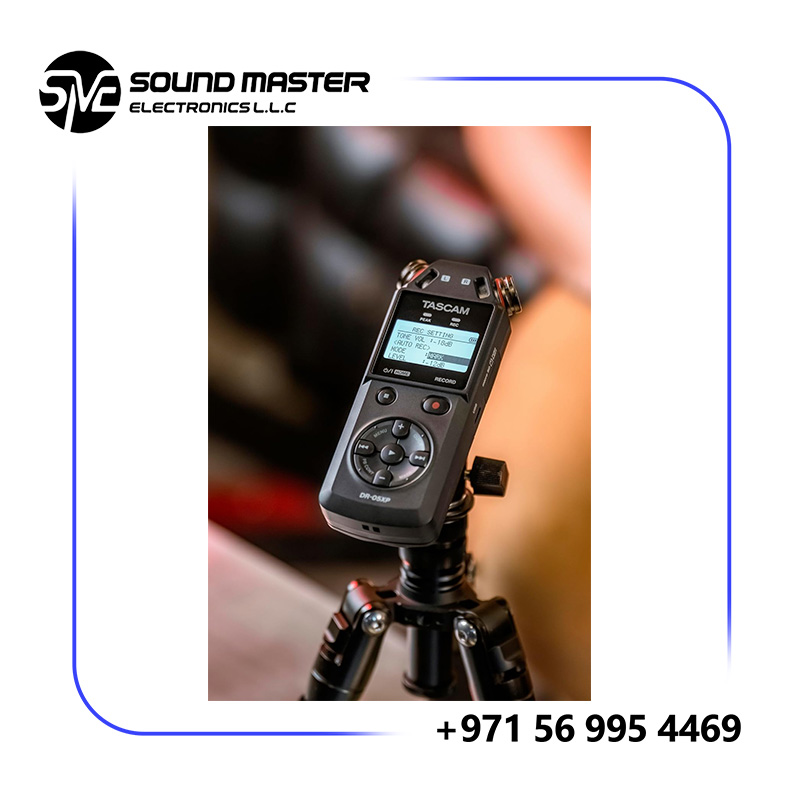 S2 TASCAM DR-05XP 2-Channel 32-Bit Float Portable Audio Recorder With USB-C Interface