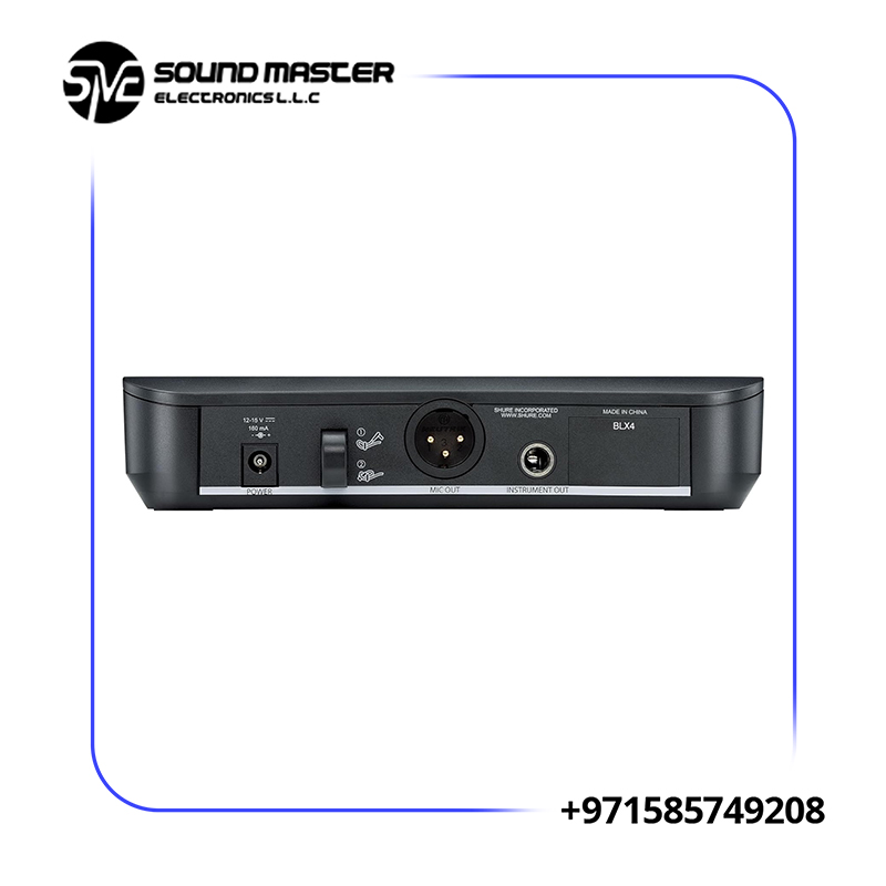 S3 Shure BLX14/MX53 Wireless Omni Earset Microphone System