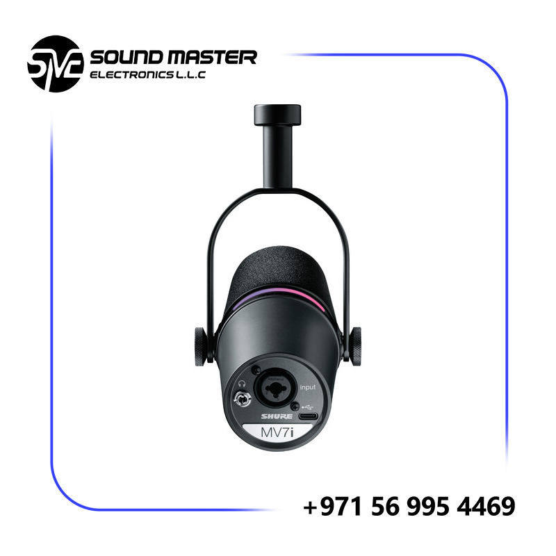 S3 Shure MV7i Smart Microphone + Interface