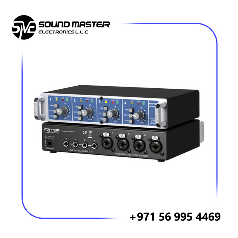S3 RME QuadMic II 4-Channel Microphone Preamp