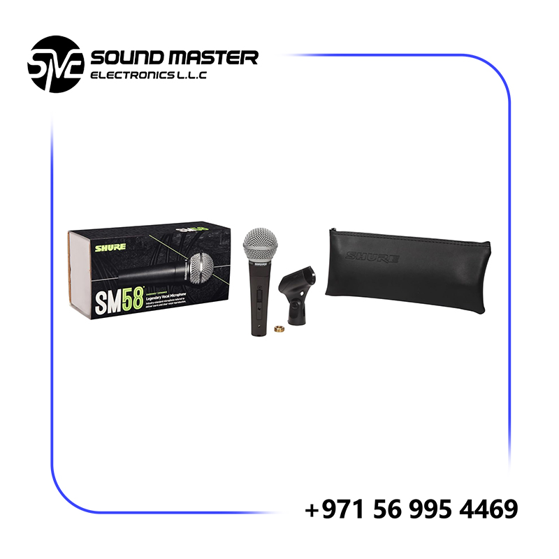 S3 Shure SM58S Vocal Microphone with On/Off Switch
