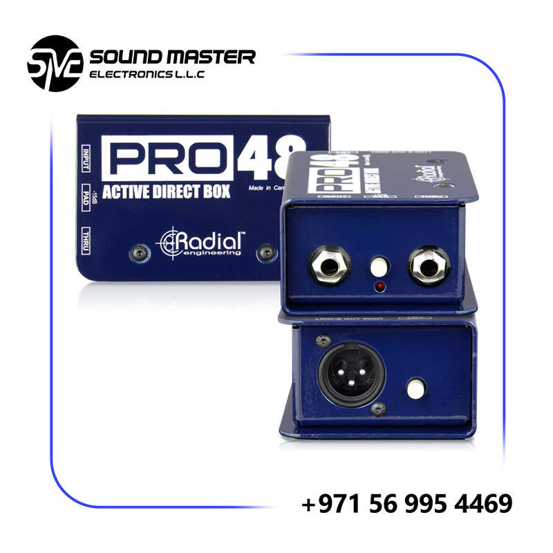 S3 Radial Pro48 Active 48-Volt Compact Direct Box