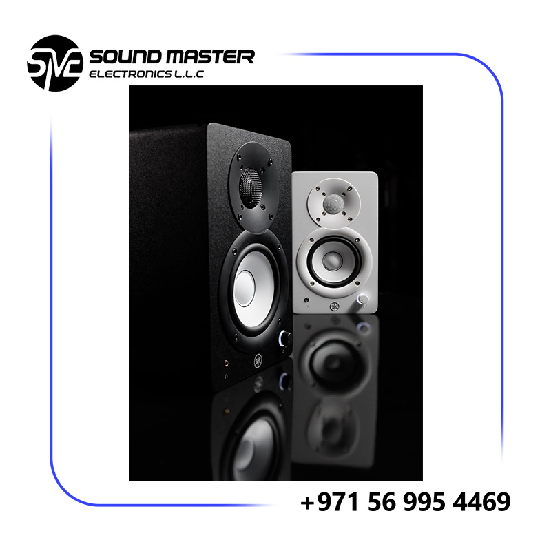 S3 Yamaha HS4 Powered USB Connection Studio Monitor - Black Pair (HS4 B)