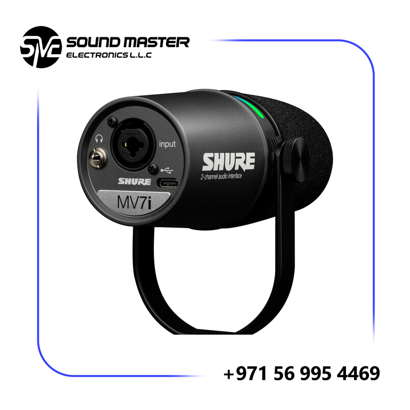 S4 Shure MV7i Smart Microphone + Interface