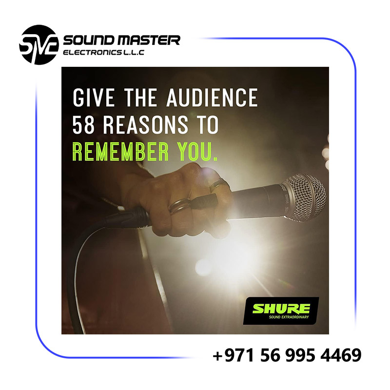 S4 Shure SM58S Vocal Microphone with On/Off Switch