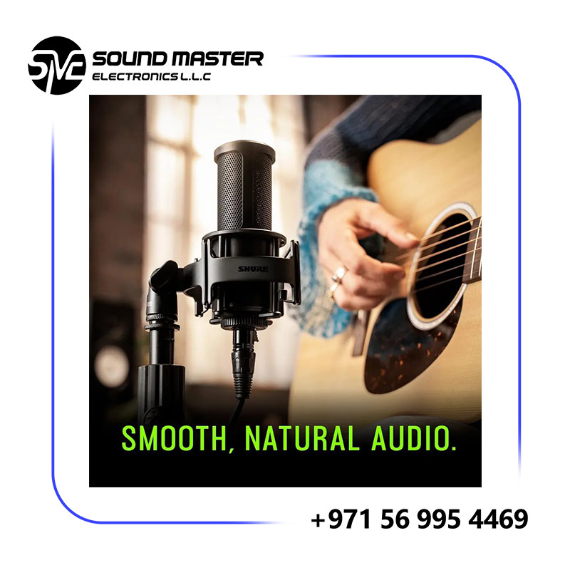 Shure SM4 Studio Condenser Microphone – XLR Mic for Home Studio ...