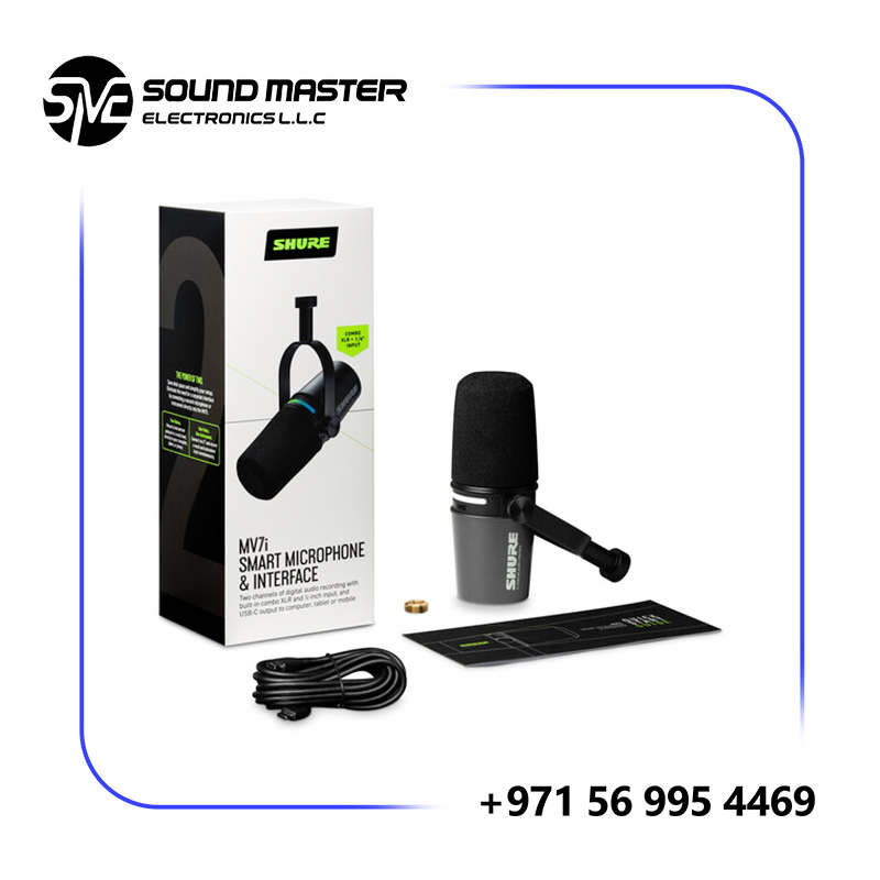 S5 Shure MV7i Smart Microphone + Interface