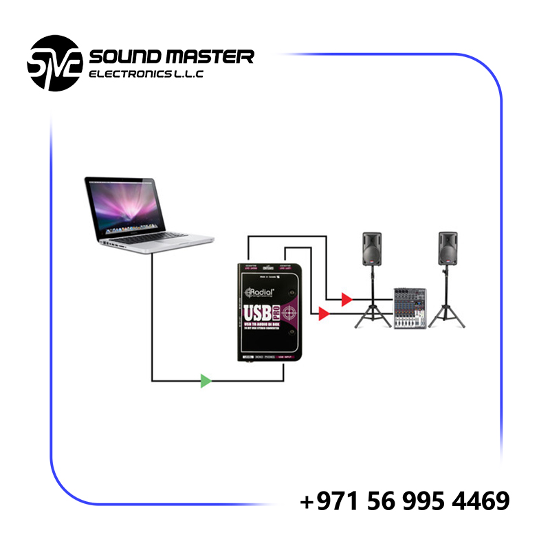S5 Radial Engineering USB-Pro Stereo USB Laptop DI