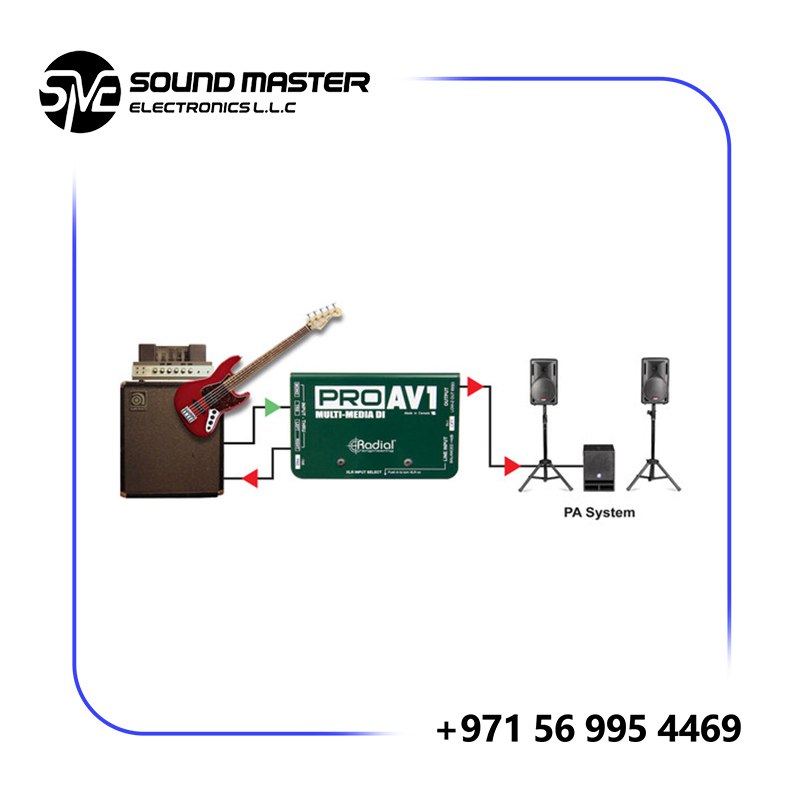 S5 Radial Engineering ProAV1 Passive Multimedia Direct Box