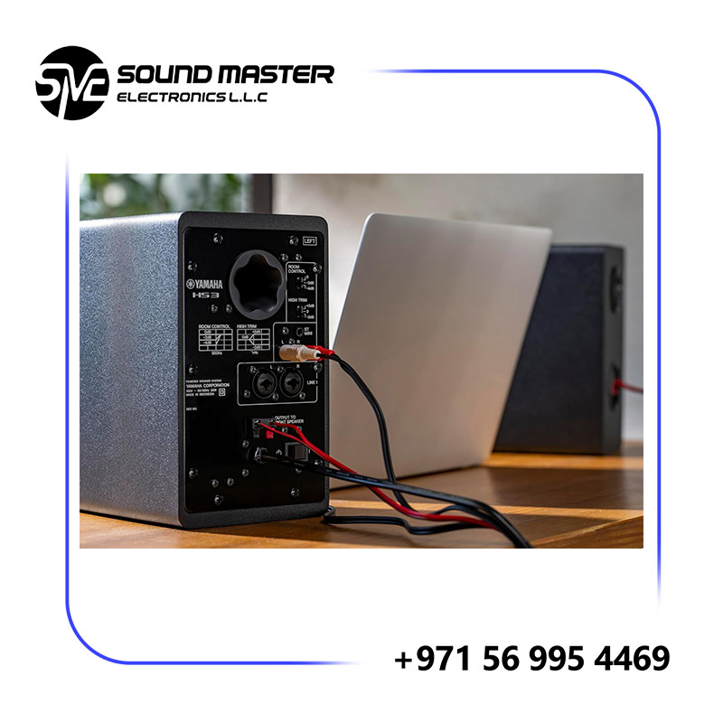 S5 Yamaha HS4 Powered USB Connection Studio Monitor - Black Pair (HS4 B)