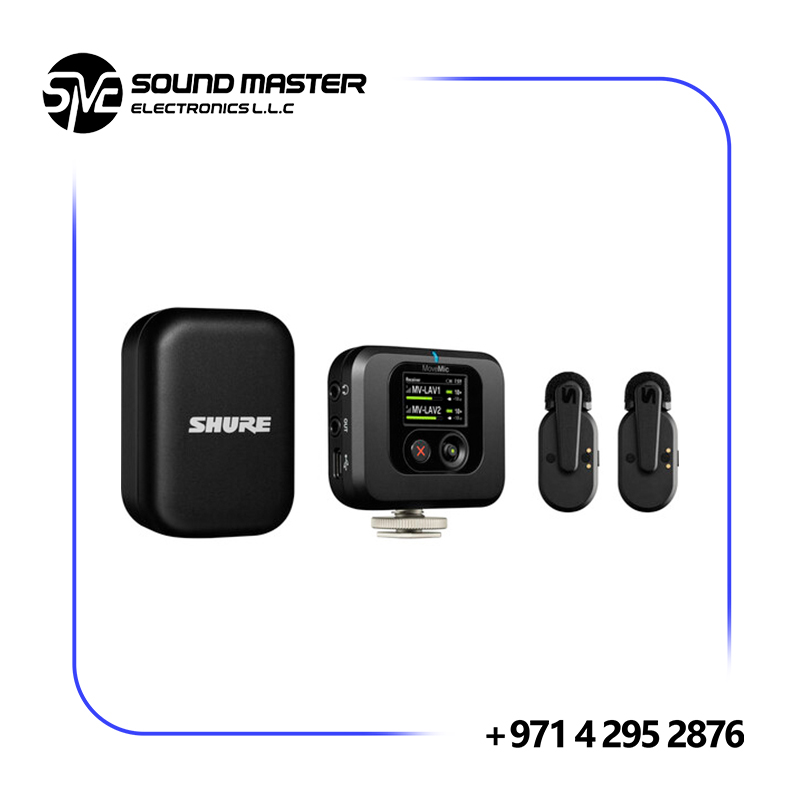 S5 Shure MoveMic Two Kit - Pro Wireless Lavalier Microphones for Mobile Devices and Cameras (MV-TWO-KIT-Z6)