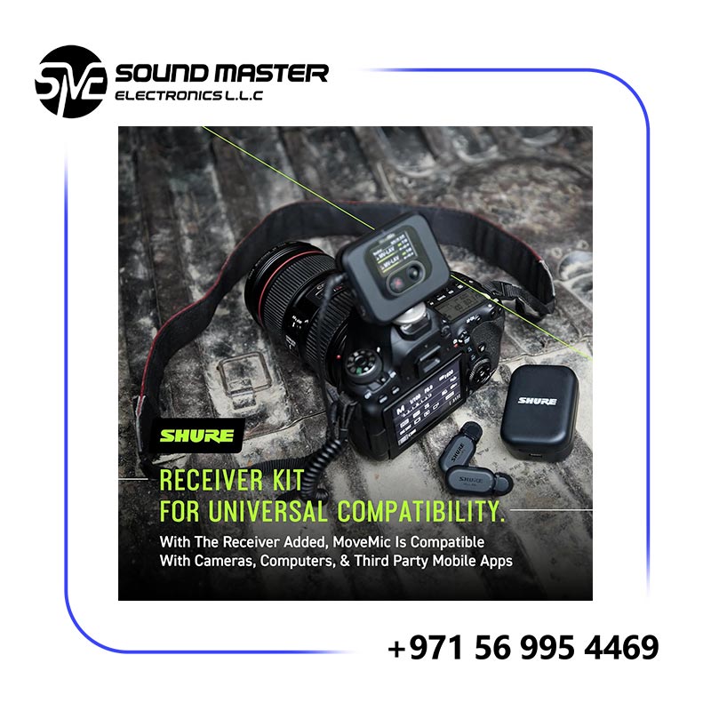 S6 Shure MoveMic One - Pro Direct to Phone Wireless Lavalier Microphone for iPhone and Android