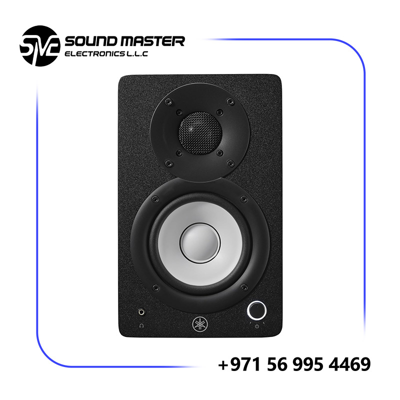 S7 Yamaha HS4 Powered USB Connection Studio Monitor - Black Pair (HS4 B)