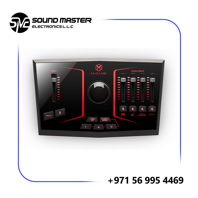 S M-Audio M-GAME Solo USB Audio Interface Mixer for Streaming and Gaming