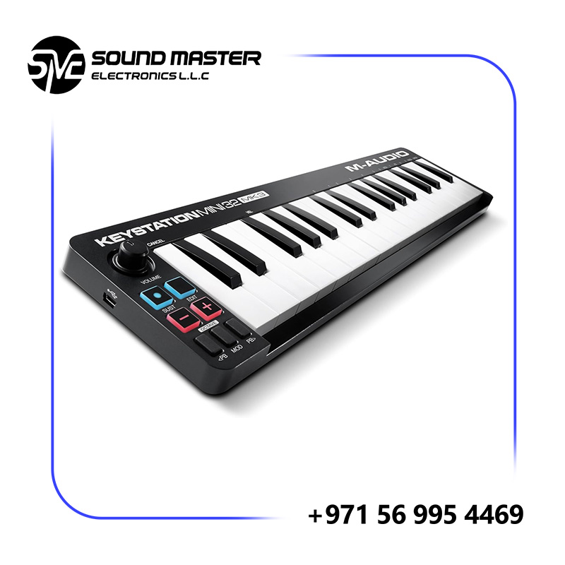 M-Audio Keystation Mini 32 MK3 Portable Mini-USB MIDI Keyboard Controller