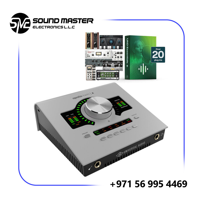 Universal Audio Apollo Twin X QUAD Gen 2 Essentials + Edition Thunderbolt 3 Audio Interface