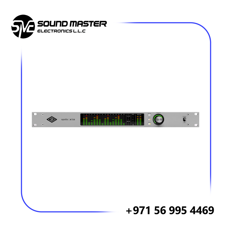 Universal Audio Apollo x16D Ultimate+ Rackmount Thunderbolt 3 Audio Interface with Dante