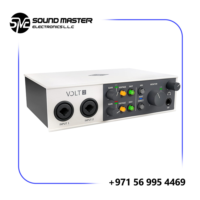 Universal Audio Volt 2 USB Recording Studio Audio Interface