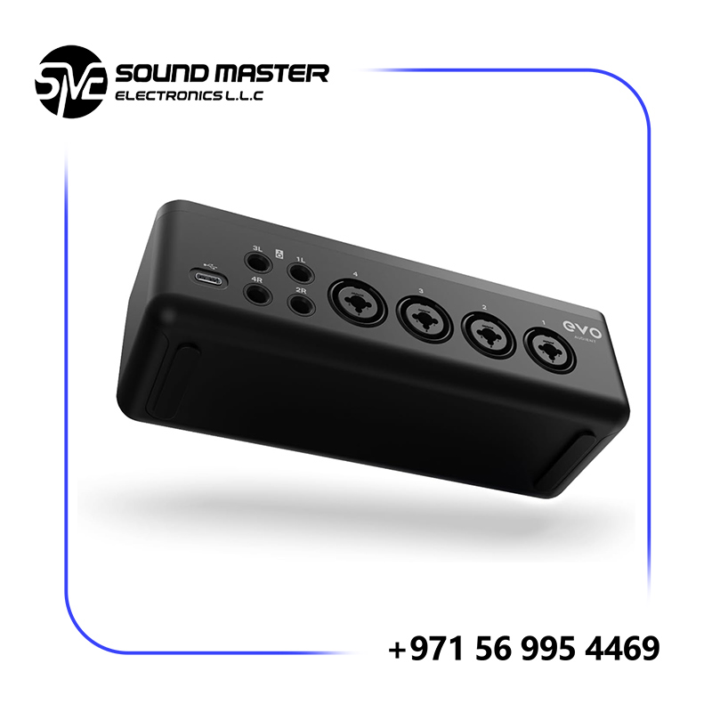 S Audient EVO 8 Desktop 4x4 USB Audio Interface