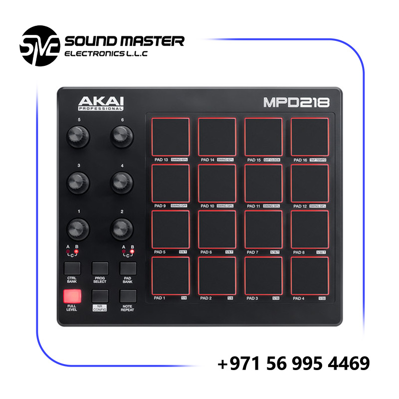 S1 Akai Professional MPD218 - USB MIDI Controller with 16 MPC Drum Pads