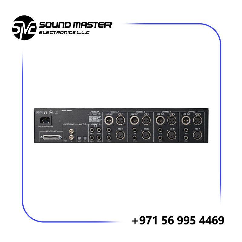 S1 Universal Audio 4-710d Four-Channel Tone-Blending Mic Preamp w/ Dynamics