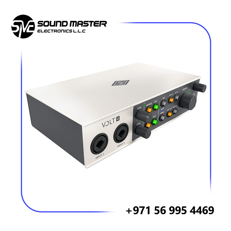 Universal Audio Volt 4 USB Recording Studio Audio Interface