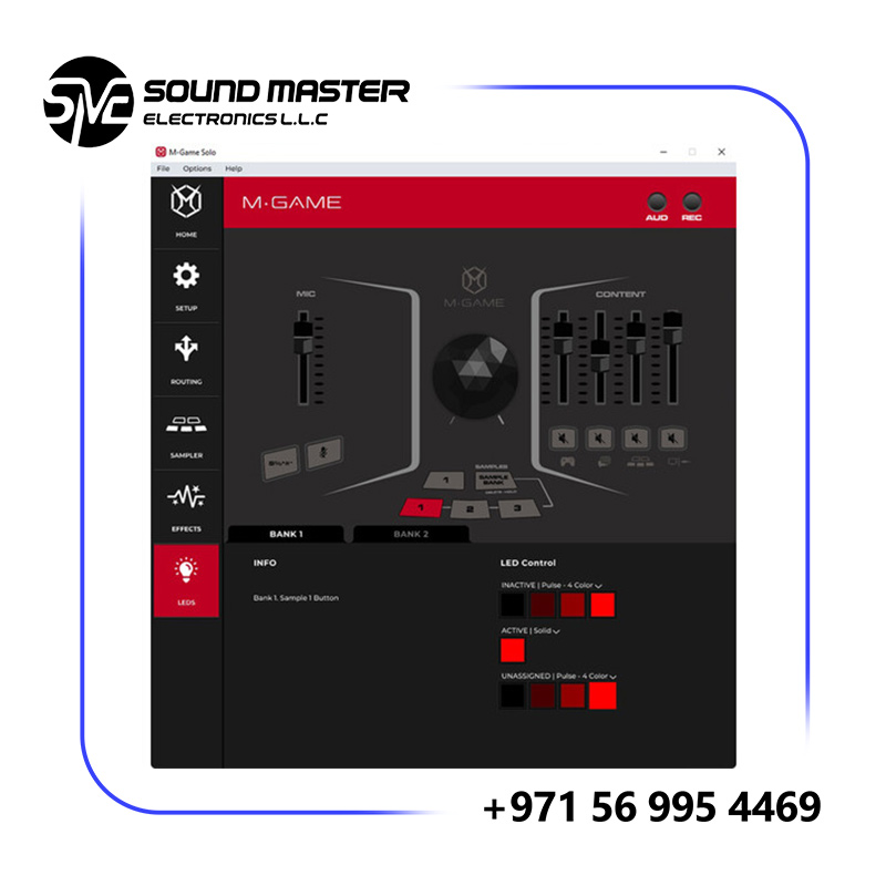 S14 M-Audio M-GAME Solo USB Audio Interface Mixer for Streaming and Gaming