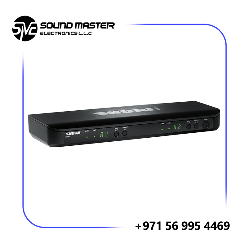 S2 Shure BLX1288/SM31 Wireless Microphone System - Includes Handheld & Headset Mics, Dual Channel Receiver